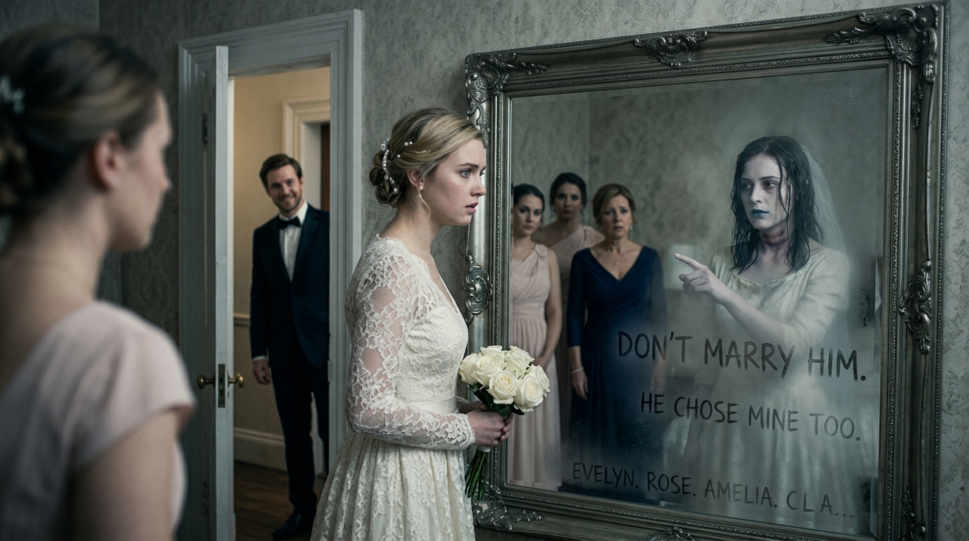 I Looked Into The Bridal Mirror On My Wedding Day. Everyone Had A Reflection Except Me