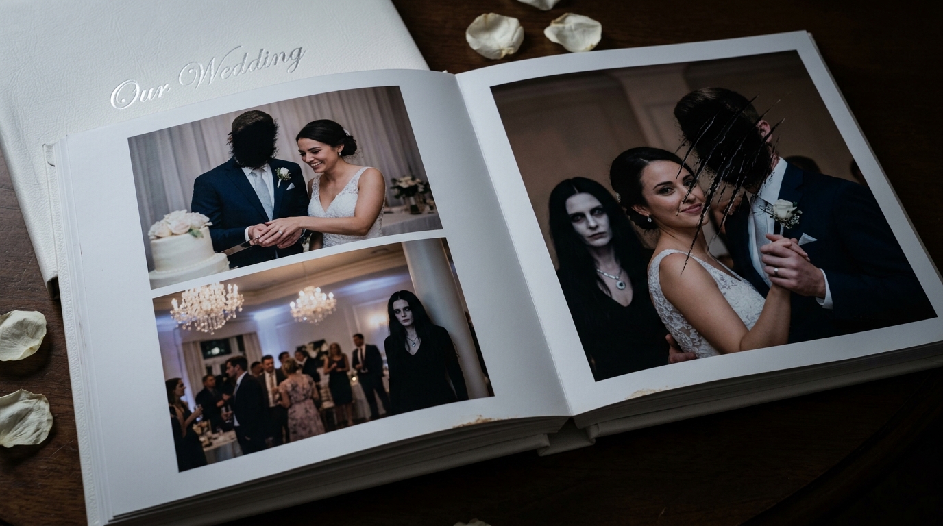 Every Photo From My Wedding Was Perfect Except For One Thing: My Husband’s Face Was Missing
